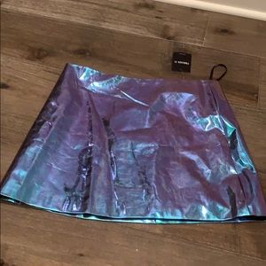 Metallic skirt